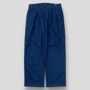 orSlow / オアスロウ 21SS Two Tuck Denim Wide Trouser 2タックデニムワイドトラウザー M(2) SSM3061 ONE WASH インディゴ デニムパンツ