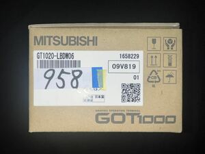 【保証有り】三菱 GT1020-LBDW06 タッチパネル表示器 GOT1000 MITSUBISHI【保証有り】958