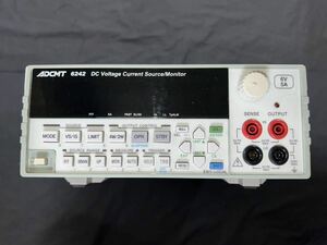 【現状渡し品】ADCMT 6242 エーディーシー DC Voltage current souree / Monitor 直流電圧・電流源モニタ 【送料無料】558