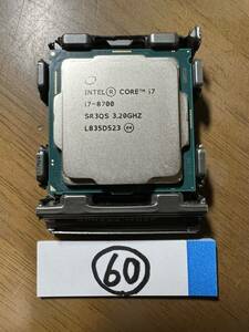 【保証有り】CPU Intel Core i7-8700 3.2GHz PCパーツ インテル SR3QS I7 【送料無料】60