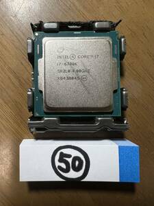 【保証有り】CPU Intel Core i7-6700K 4.0GHz PCパーツ インテル SR2L0 I7 【送料無料】50