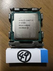 【保証有り】CPU Intel Core i7-6700K 4.0GHz PCパーツ インテル SR2L0 I7 【送料無料】49