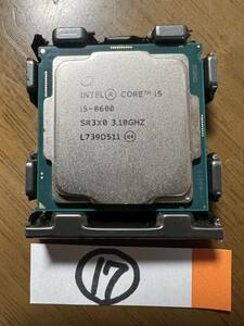 【保証有り】CPU Intel Core i5-8600 3.1GHz PCパーツ インテル SR3X0 I5 【送料無料】17