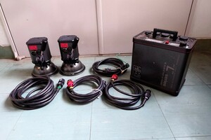 中古　サンスターストロボ　VX2400 octa30 ２灯セット　バック付き サンスターストロボ