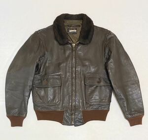 ★70s 米軍実物 U.S.NAVY G-1 フライトジャケット Size42 USA製 ビンテージ ★