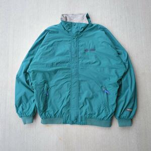 90s~00s ヘリーハンセン ナイロンジャケット L SIZE Helly Hansen Nylon Jacket エメラルドグリーン 企業物 古着卸 売り切りヴィンテージ 