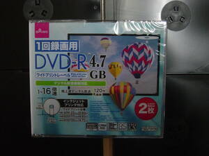 DAISO DVD-R 4.7G 2枚 1-16倍速＋ シールズ　SEALS CL11 12 13つき　チア 