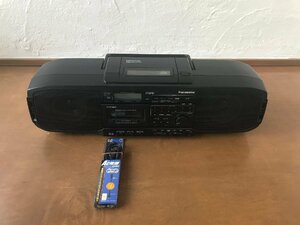 【中古】日本製PanasonicパナソニックRX-DS30 CDラジカセ　ナショナル　CD カセット ラジオ AM/FM