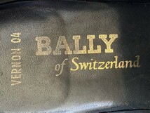 BALLY(バリー)　スイス製　本革　6・1/2 E　アウトソール27.4cm　ブラック、黒　紳士　ジェントルマン　シューズ　メンズ　昭和　送料無料_画像6