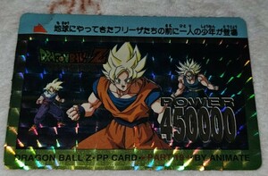 ★ドラゴンボール Z PP カードダス 【 POWER CARD COLLECTION 】ANIMATE アニメイト 1993★DRAGONBALL PART 19弾 A