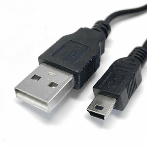 ★送料250円★新品★miniUSBケーブル USB2.0 USBケーブル 0.6m タイプAオス - miniBオス １本 TM-03