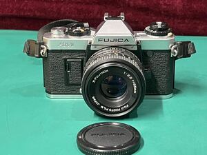 状態良好　FUJICA AX-1 フィルムカメラ レンズ　X-FUJINON 1:2.2 f=55mm 動作未確認　(60s)