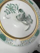 マイセン（Meissen）インドの華 リッチグリーン　　ブランド食器 (80s)_画像9