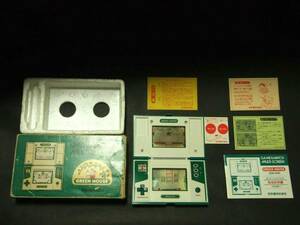 [送料無料][動作確認済] ゲームウォッチ グリーンハウス GREEN HOUSE 任天堂 Nintendo GAME&WATCH 箱説付き