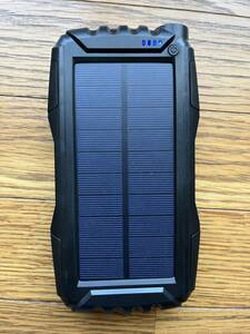 【新品送料無料】soluser ソーラー モバイルバッテリー 25000mAh 