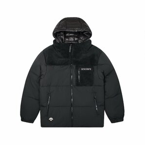 DESCENTE デサント アウトドア フード付き ダウンコート サイズMの画像1