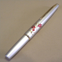 1970年代 当時物 セーラー 万年筆 14K 花柄 ( 古い 昔の ビンテージ 昭和レトロ 筆記具 Vintage Sailor Pen )_画像1