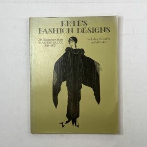 エルテのファッションデザイン「ERTE'S FASHION DESIGNS」1918〜1932年　218図版掲載　☆イラスト アールデコ 画集 洋書　5ろy