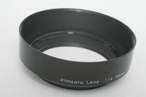 アサヒペンタックス　　スタンダードレンズ　フード　　樹脂製　　1:1.4 50ｍｍ　1:1.8 -2　55mm用　 49ｍｍ　ねじ込み式 中古品