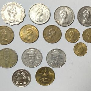 香港(1970.1980年代) 韓国 硬貨 17枚セット 外国コイン 海外硬貨 アジア 旧硬貨 お金