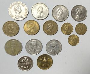 香港(1970.1980年代) 韓国 硬貨 17枚セット 外国コイン 海外硬貨 アジア 旧硬貨 お金