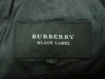 O584　Burberry Black Label　バーバリーブラックレーベル　ラムレザージャケット　ライダース　ブルゾン　サイズL　メンズ_画像2