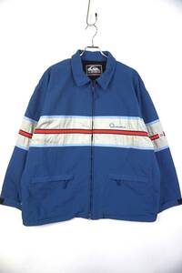 X593/QUIKSILVER SNOW WEAR/クイックシルバースノーウェア/90s/裏フリース/スノーボード/ナイロンジャケット/メンズ/Lサイズ