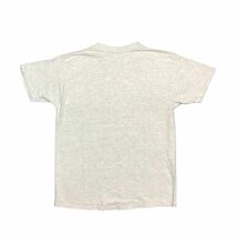 1円 USA製 Tシャツ 白T ホワイト プリントロゴ イラスト コットン メンズ L US古着_画像2