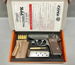 スペシャル限定品 マルシン ワルサー PPK HW 発火式 モデルガン 木製グリップ（検: M1910 コクサイ CMC PPK/S ZEKE MGCマルゼン 32オート）