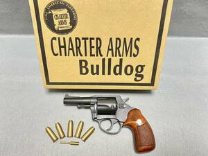 送料無料 ほぼ新品 CAW MULE CHARTER ARMS BULLDOG HW チャーターアームズ ブルドッグ 発火式 モデルガン 木製グリップ 44SP リボルバー②