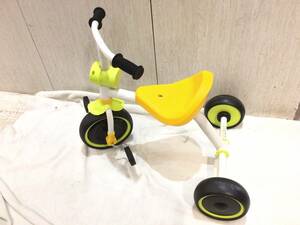 #10912# tricycle west pine shop yellow color yellow toy for riding child Kids child baby 