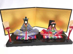 Art hand Auction ■ 10956 ■ Poupées Hina, ornements, décorations, Fête de la pêche, motif japonais, saison, Événements annuels, Fête des poupées, Poupées Hina