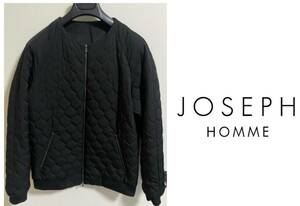 定価7万 JOSEPH HOMME (ジョセフオム) 撥水加工 キルティング中綿 ノーカラージャケット