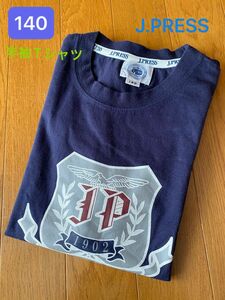 140 J.PRESS 半袖Tシャツ 濃紺