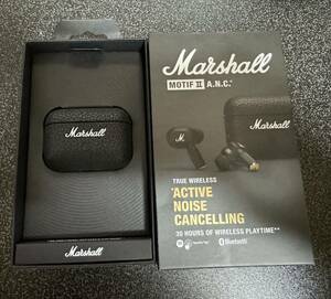 Marshall Official マーシャル ワイヤレス イヤホン Motif Ⅱ A.N.C. 連続再生30時間/Qi充電対応/通話対応 【正規品】