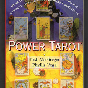 【洋書】中古本：タロットカード解説本『Power Tarot』 / カードの並べ方（スプレッド） タロットデッキの意味 占い 即決・送料無料