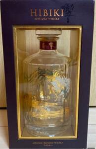 サントリー SUNTORY 響　17年 鳳凰 意匠ボトル　空瓶 空き瓶　空箱