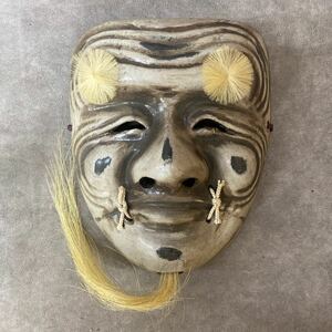  era thing . surface mask traditional art objet d'art decoration surface surface decoration wall decoration interior Japanese style present condition goods 