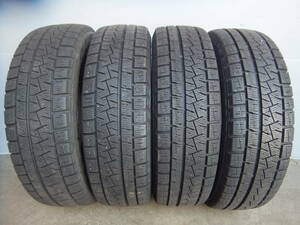 【6.8～6.3ミリ】165/55R15 ピレリ ICE ASIMMETRICO☆4本セット 40210 my18 検)N-BOX ワゴンR タント スペーシア ムーヴ ウェイク ラパン