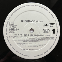 Ghostface Killah / All That I Got Is You・Camay・Daytona 500 [Epic Street 664684 6] WU-TANG CLAN _画像3