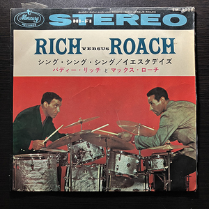 Buddy Rich And Max Roach / Rich Versus Roach [Mercury SM-3029] 国内盤 日本盤 7インチ