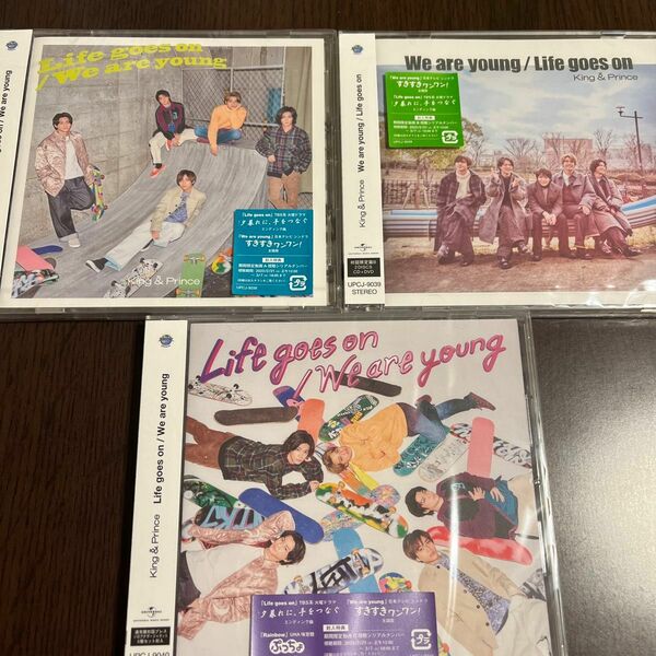 King&Prince CD+DVD Lifegoeson/Weareyoung 
