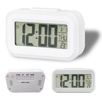 【NEW】LED デジタル アラーム目覚まし時計 温度計 カレンダー バックライト 単４電池付き ブラック！_画像5