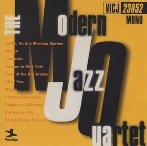 モダン・ジャズ・クァルテット MJQ THE MODERN JAZZ QUARTET / 1996.10.23 / ビクター BEST ONE / 20bit K2 / Prestige / VICJ-23852