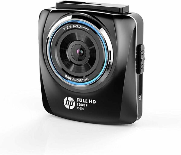 ドライブレコーダー　ドラレコ　１カメラ　ヒューレットパッカード (hp) 200万画素 f350s Full HD 簡単取付 