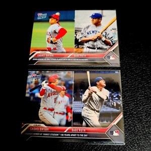 2023topps now 大谷翔平 ベーブ ルース2枚セット