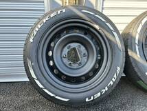 ハイエース　FJスチールホイール　ファルケン　W11 215/60R17 _画像2