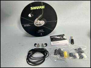 ★SHURE シュア AONIC 4 高遮音性イヤホン SE42HYW+UNI-A USED★