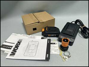 ★WORX ワークス 充電器 WA3881 バッテリーパック WA3575 現状品★