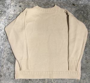 TROPHY CLOTHING トロフィークロージング Guernsey Knit Ivory